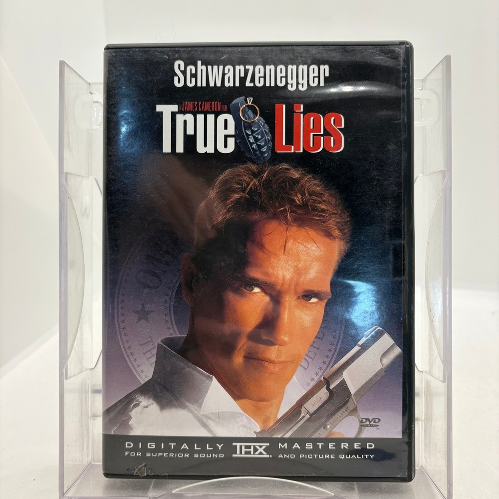 True Lies DVD Arnold Schwarzenegger James Cameron 1994 Action Movie Widescreen